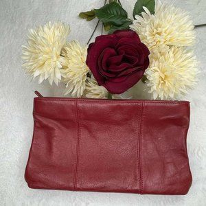 Vintage Kaela Purse Handbag Pocketbook Satchel Red Burgundy